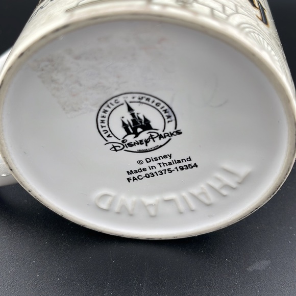 Rare Disney Epcot Germany Pavilion "Willkommen!" Mickey and Minnie Mouse Mug - Picture 3 of 3